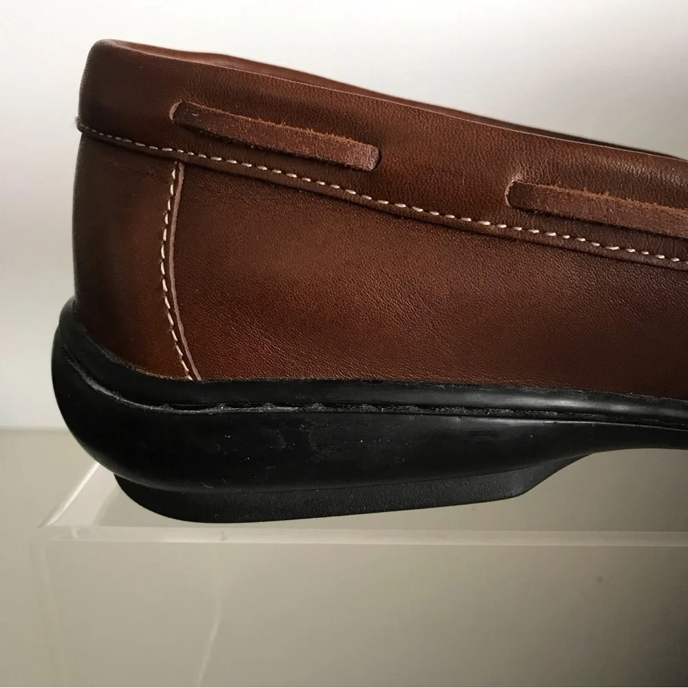 Cole Haan Men's 9.5 M Casual Leather Loafers Brown Slip-on Shoes - Old Stock - Picture 11 of 13